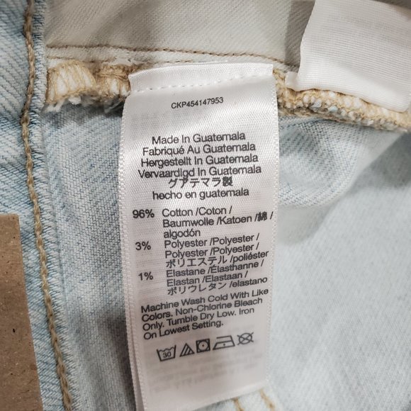 NWT Madewell The Mom Jean Distressed Raw-Hem Edition Style MC583 Size 26 - Picture 7 of 11